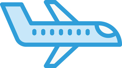 Airplane Vector Icon Design Illustration