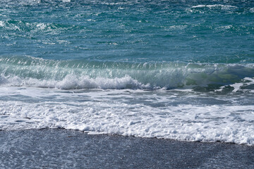 Fototapeta premium 美しい波打ち際