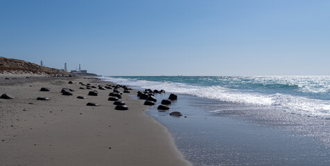美しい波打ち際