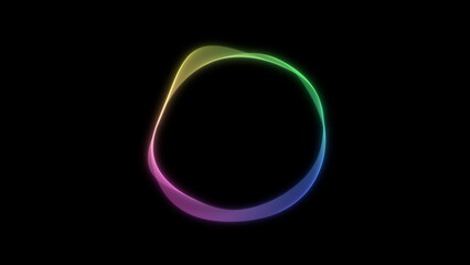 Ellipse swirl gradient energy background. 2D layout illustration