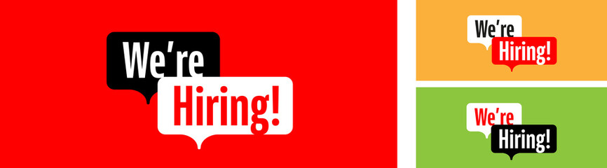 We are hiring
