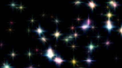 Star particle glittering background. 2D layout illustration