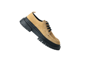 Concept of female shoes - female shoe isolated on white background