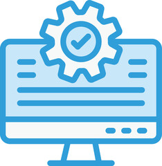 Testing Vector Icon Design Illustration