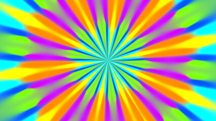Kaleidoscope flower pattern symmetry blur background. 2D layout illustration