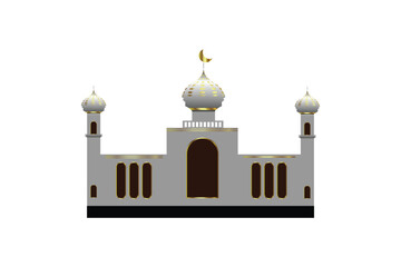 Mosque Vector illustration Ramadan month event