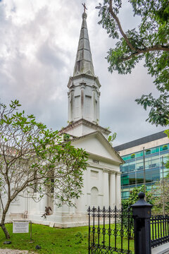 View at the Armenian Church of Saint Gregory in Singapore