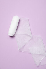 Concept of first aid kit supplies - bandage