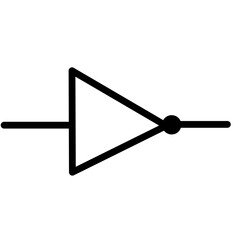 Logic gates symbols. Electrical icon.circuit icon