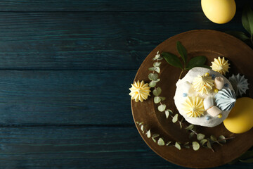 Concept of Easter, spring holy holiday concept, space for text