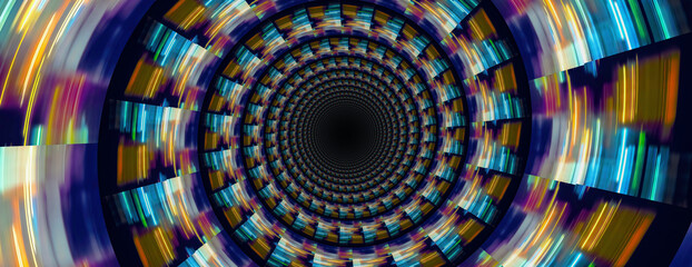 Abstract Pseudo Depth Spiral background