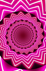 Abstract Pseudo Depth Spiral background