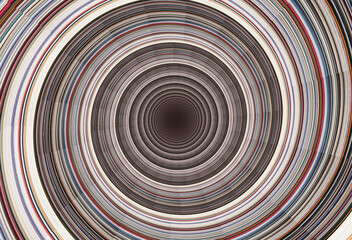 Abstract Pseudo Depth Spiral background
