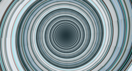 Abstract Pseudo Depth Spiral background
