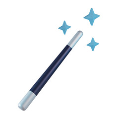 Magic Wand Tool 3D Icon