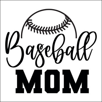 Baseball mom Svg