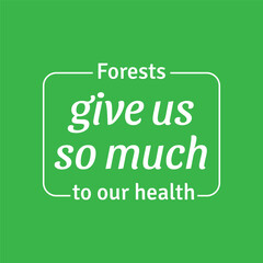 Design for celebrating international forest day