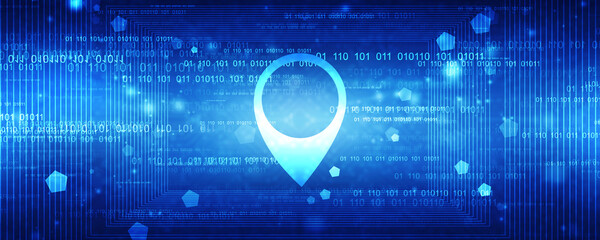 2d rendering Red map pointer