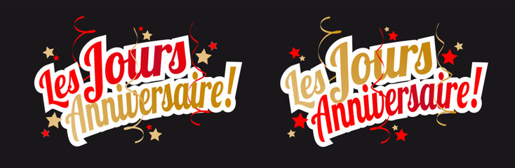 Les jours anniversaire