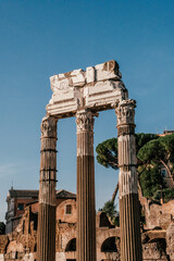 Ancient ruins in City of Rome