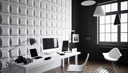 White Work Office texture background #2