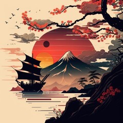 Japan Style Wallpaper Background