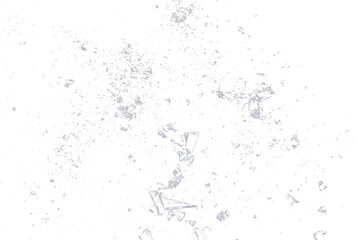 abstract glass particle