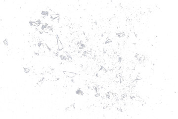 abstract glass particle 