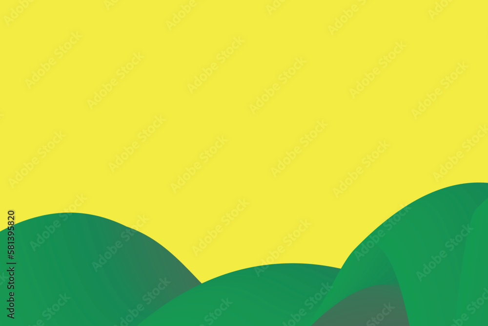 Poster simple gradient wave abstract background. suitabble for landing page and computer desktop wallpaper.