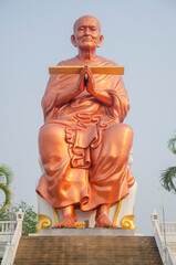 Luang Pho To (somdet phra phutthachan to brahmarangsi), the big  at Wat Bot (Sam Khok), Pathum...
