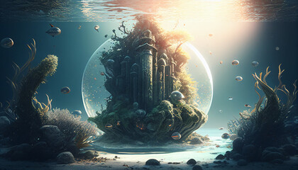Discovering the Hidden Treasures of the Underwater World. Generative Ai