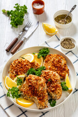 baked in oven panko breaded pork chops on bone