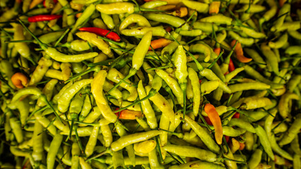 Chili sold in traditional markets