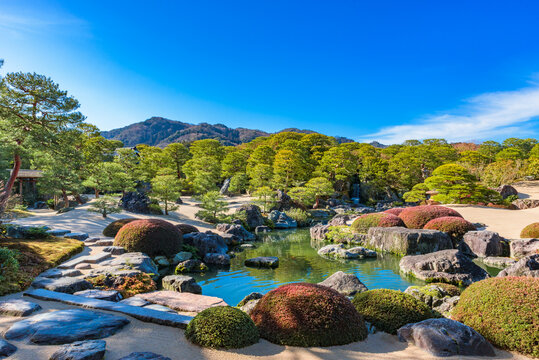 足立美術館　日本庭園　島根県安来市