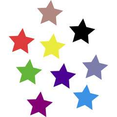 Obraz premium colorful stars images