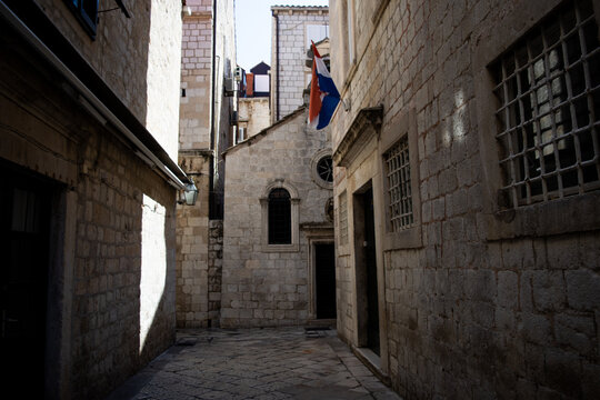Fototapeta Old town street