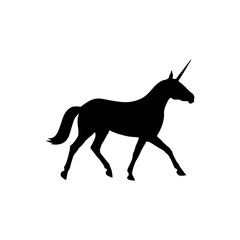 Unicorn icon isolated on transparent background