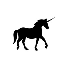 Unicorn icon isolated on transparent background