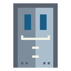 Door flat icon style