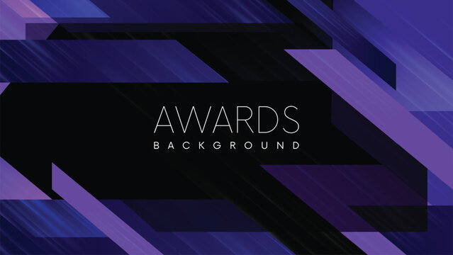 Blue Luxury Elegant Award Background. Classy New Shine lines Effect. Luxurious Brand Royal High Standard Award Background Template. 