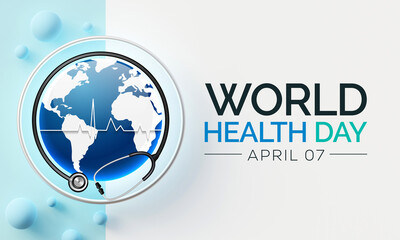 World Health day is observed every year on April 7, to raise awareness about the overall health and well-being of people across the globe. 3D Rendering