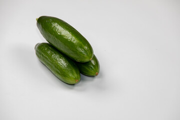 cucumber on a white background