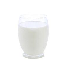 glass of milk isolated on transparent png