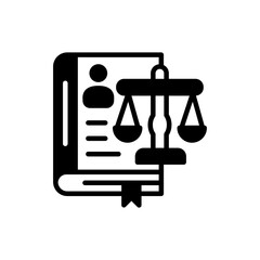 Labor And Social Law icon in vector. illustration