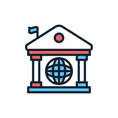Diplomacy icon in vector. illustration