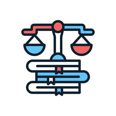 Legislation icon in vector. illustration