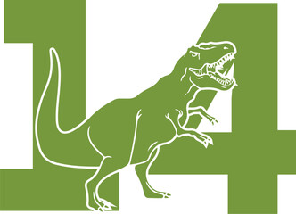 Dinosaur SVG Design eps 