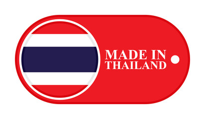 icon made in thailand. vector illustration isolated on white background