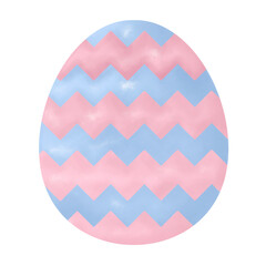 Watercolor easter egg