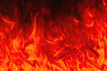 Fototapeta premium abstract blaze fire flame texture for banner background. Generative AI